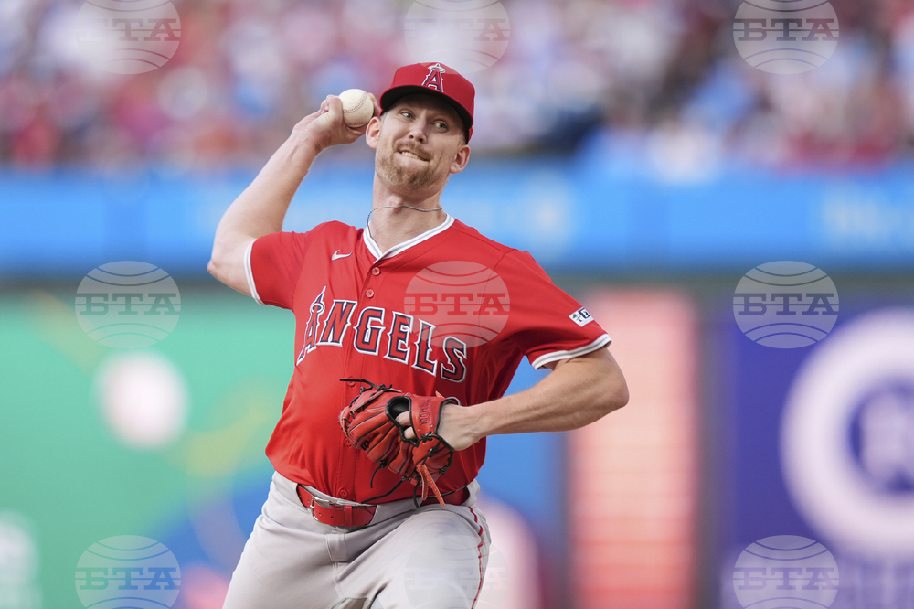Angels Phillies Baseball