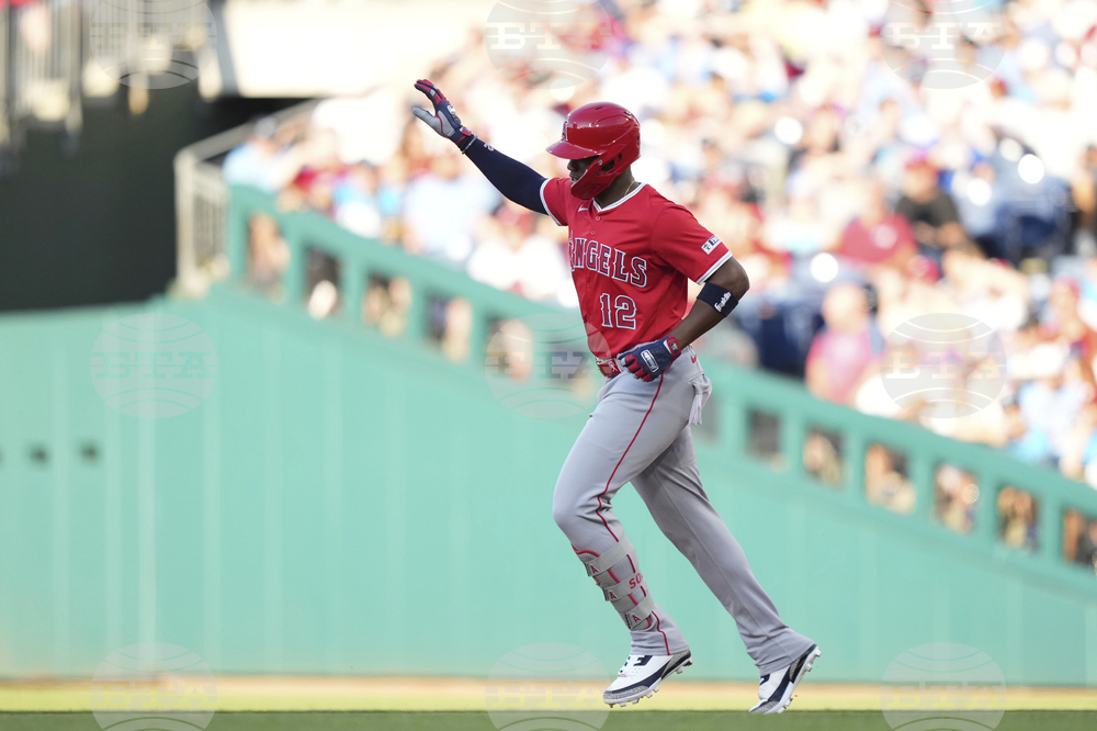 Angels Phillies Baseball