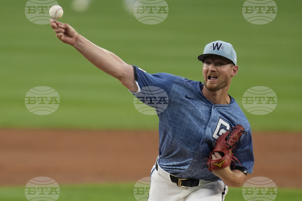 Padres Nationals Baseball
