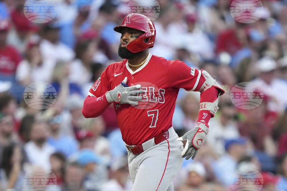 Angels Phillies Baseball