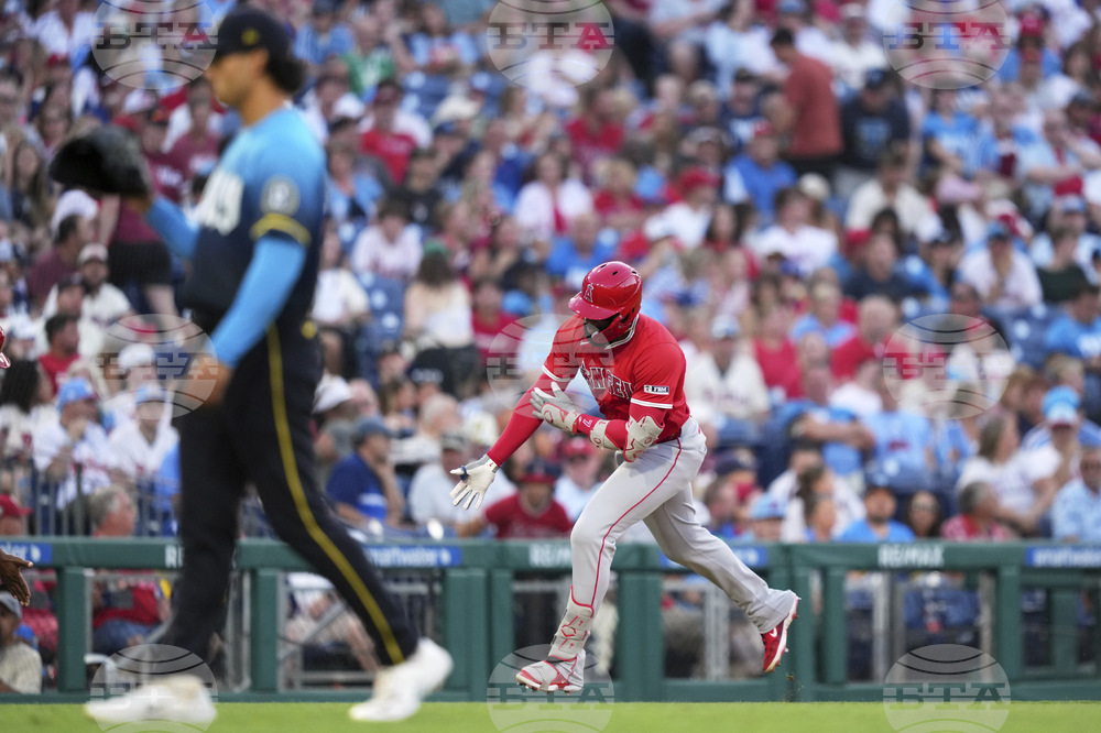 Angels Phillies Baseball