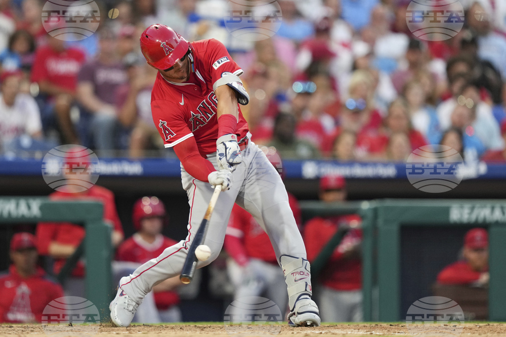 Angels Phillies Baseball