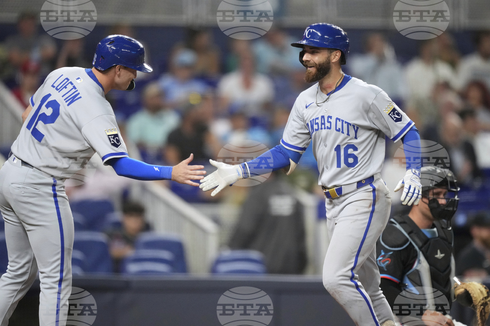 Royals Marlins Baseball