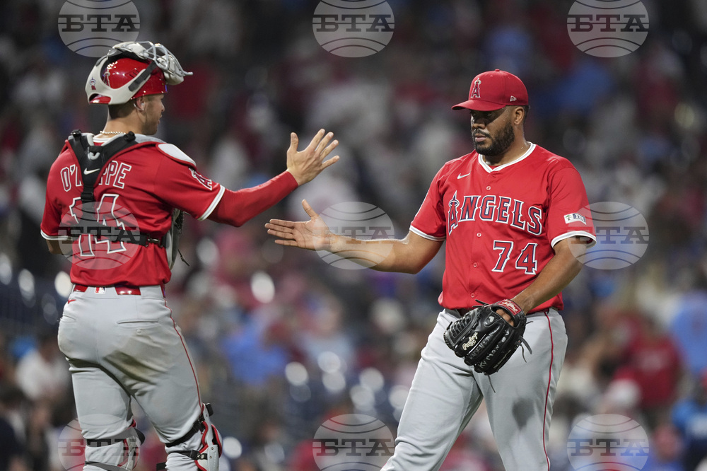 Angels Phillies Baseball