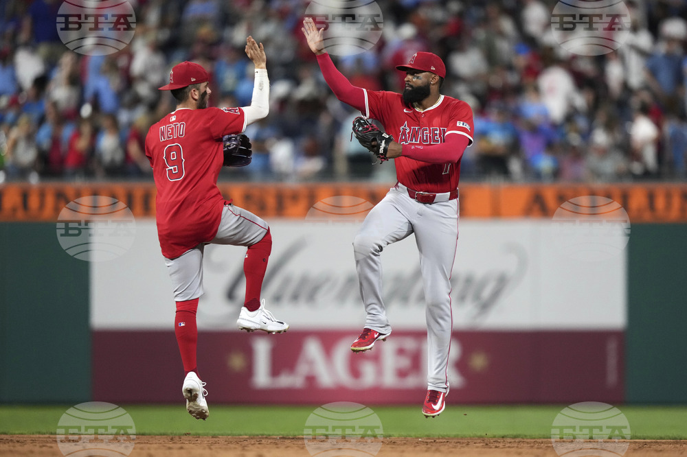Angels Phillies Baseball