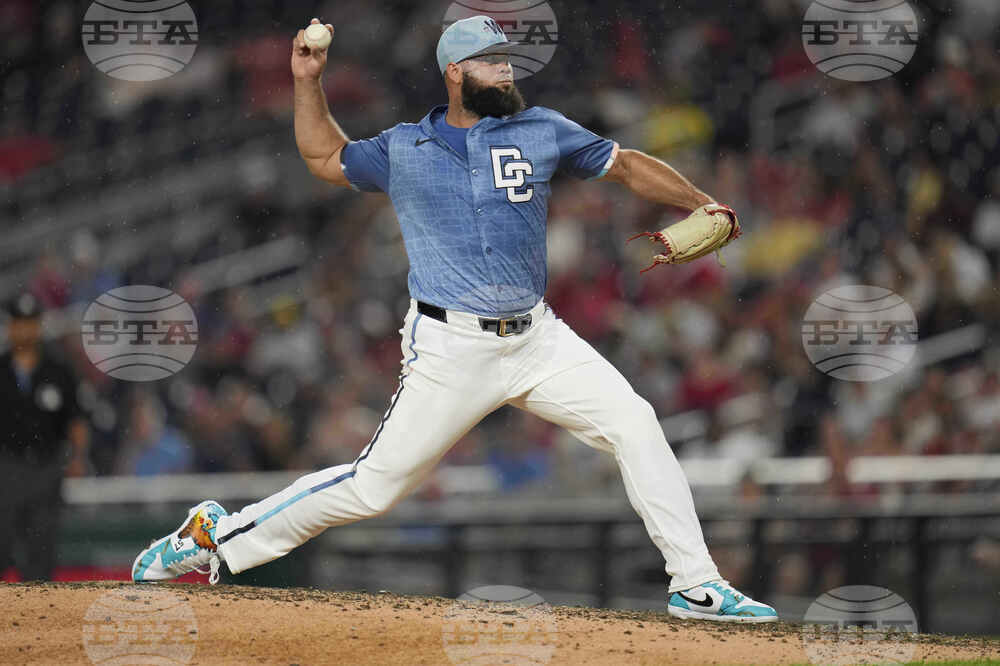 Padres Nationals Baseball