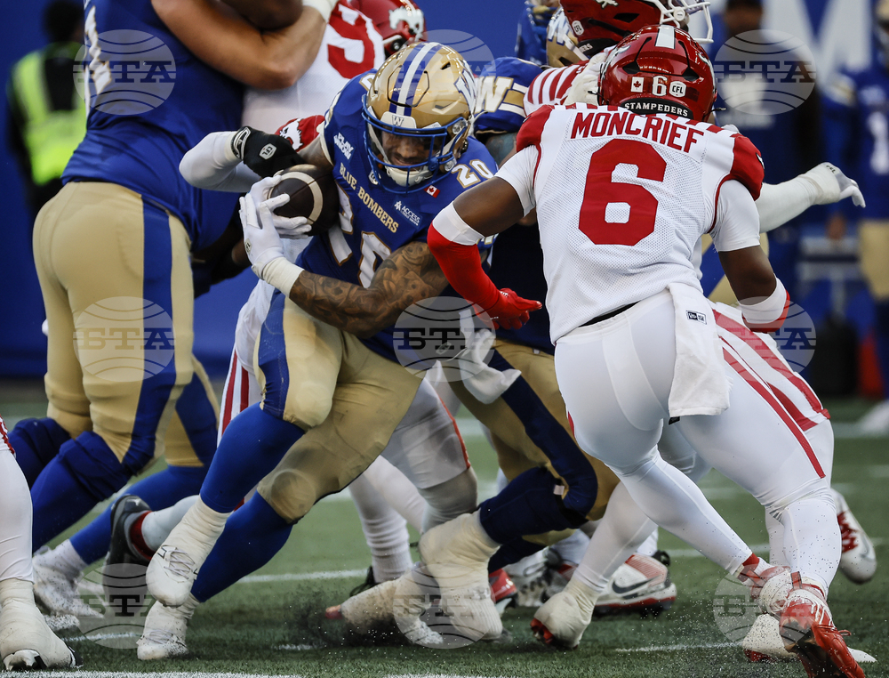 CFL Stampeders Blue Bombers Football