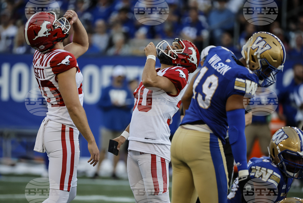 CFL Stampeders Blue Bombers Football
