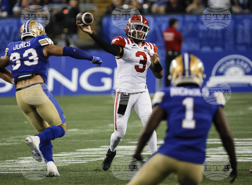 CFL Stampeders Blue Bombers Football