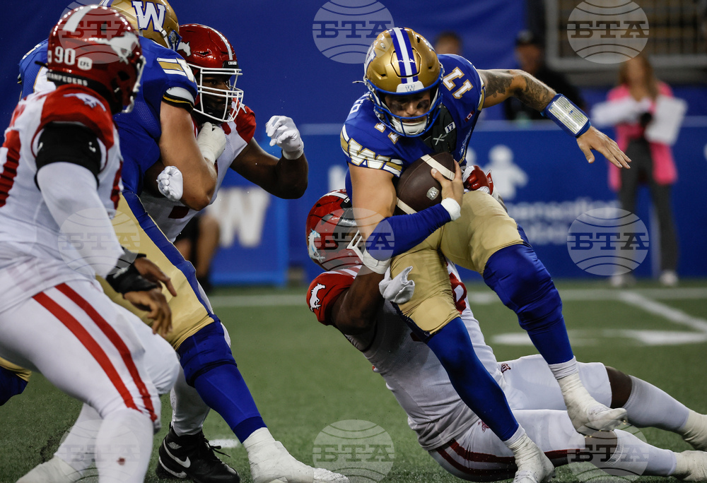 CFL Stampeders Blue Bombers Football