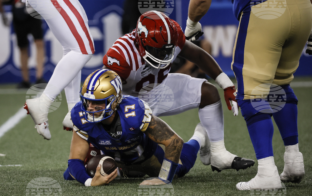 CFL Stampeders Blue Bombers Football