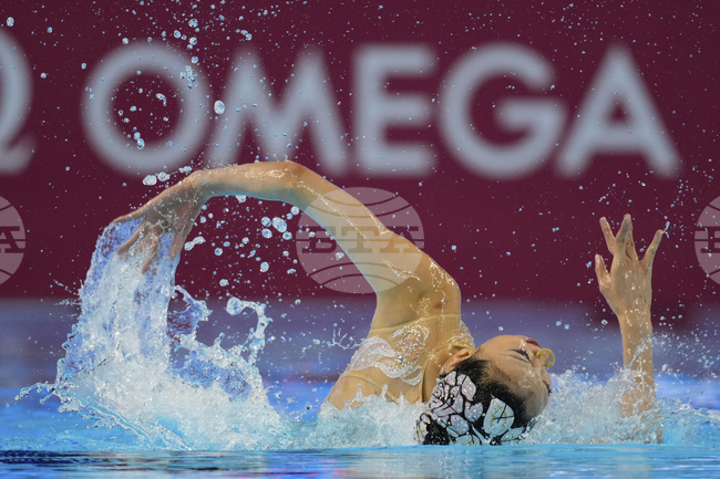 Китайка спечели техническата програма соло на Световното първенство по артистично плуване