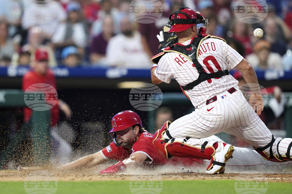 Angels Phillies Baseball