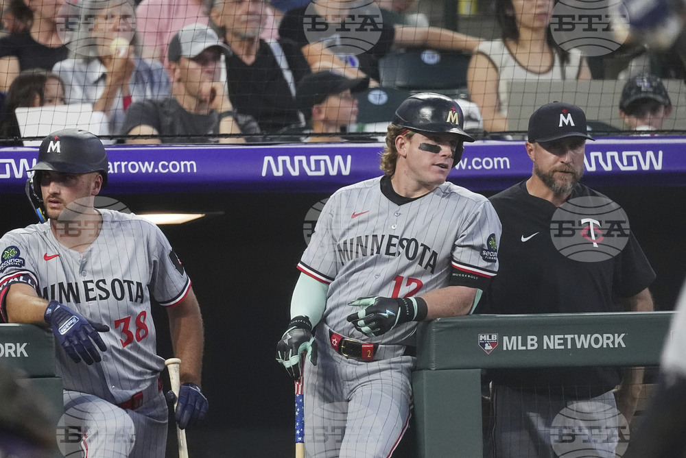 Twins Rockies Baseball