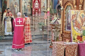 Шумен - храм "Свети Три Светители" - св. пророк Илия