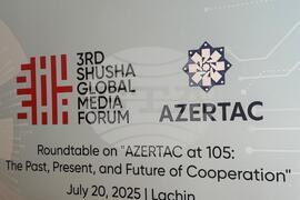 Азербайджан - Лачин - АЗЕРТАДЖ - годишнина - “Минало, настояще и бъдеще на сътрудничеството” - кръгла маса