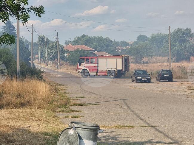 Задействана е системата BG-ALERT заради пожар край село Камен връх, Ямболско
