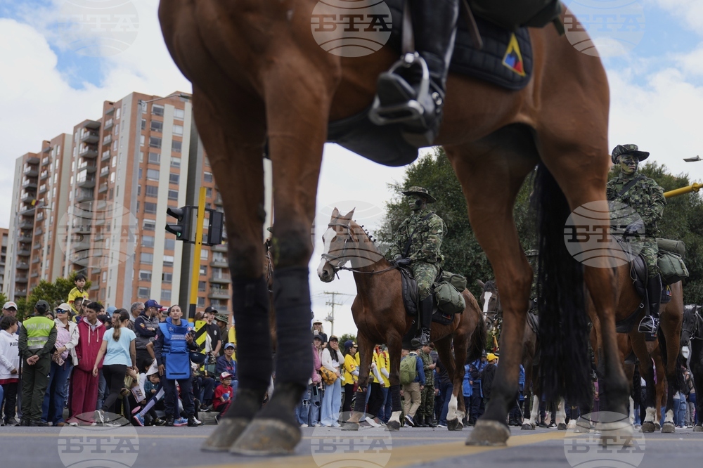 APTOPIX Colombia Independence Day