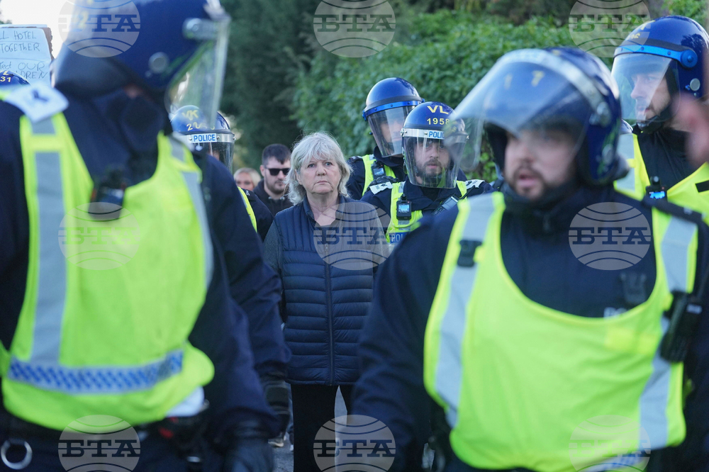 Britain Asylum Protests