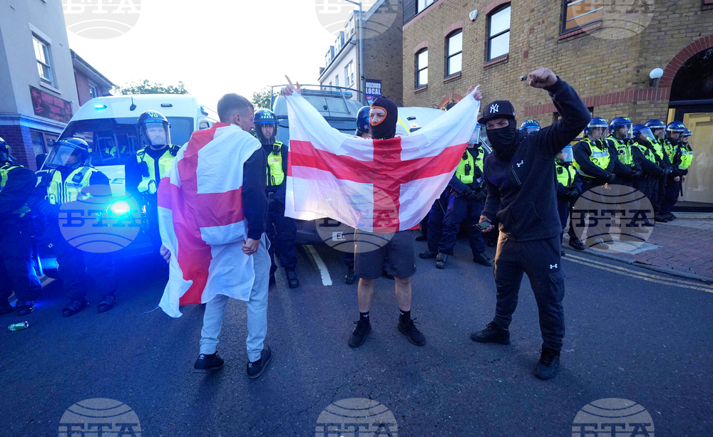 Britain Asylum Protests