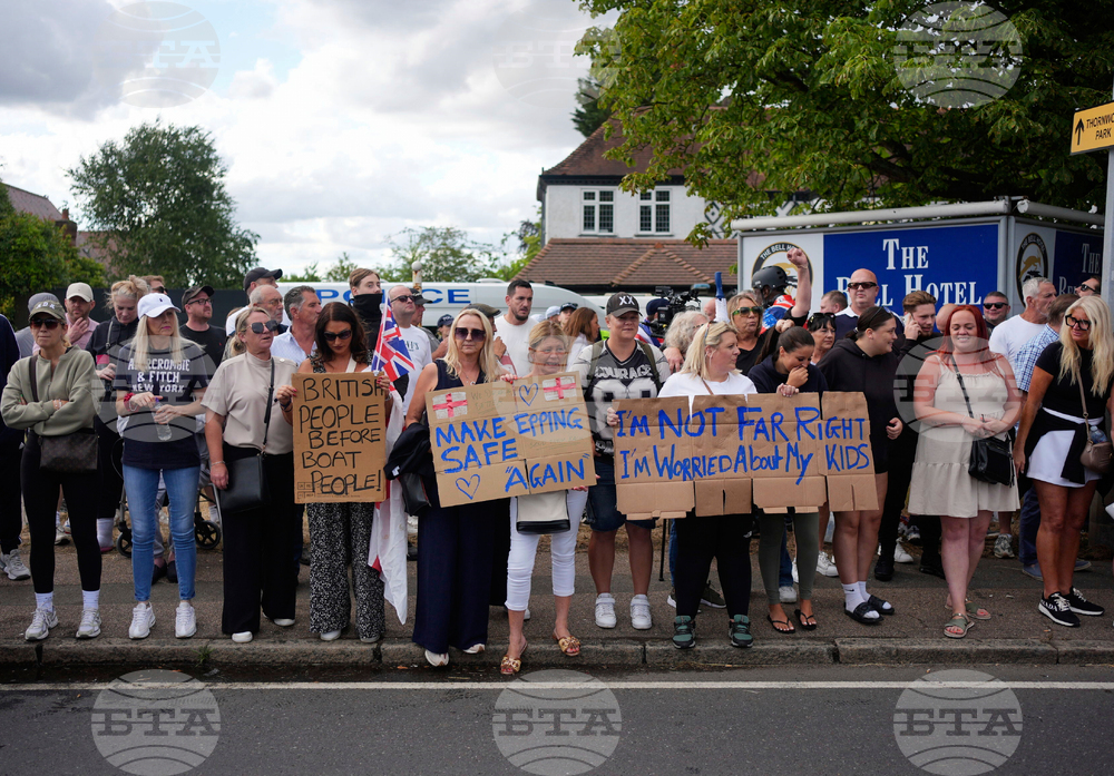 Britain Asylum Protests