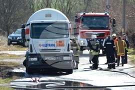 Димитровград - Село Горски извор - цистерна - пожар