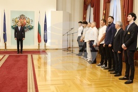 Румен Радев - Иван Иванов и Александър Василев - награждаване
