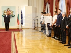 Румен Радев - Иван Иванов и Александър Василев - награждаване