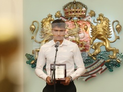 Румен Радев - Иван Иванов и Александър Василев - награждаване