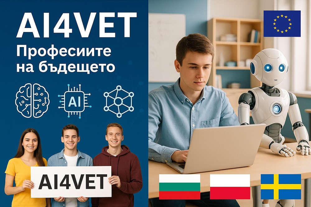 Неврокопската професионална гимназия „Димитър Талев“ в Гоце Делчев спечели проект за интегриране на изкуствен интелект