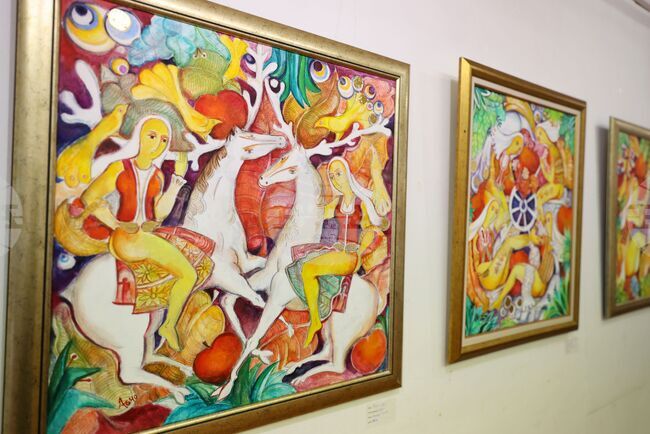 Бургас - изложба живопис и графика - Савина Лъчезарова и Лъчезар Станев