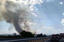 Пазарджик - автомагистрала „Тракия“ - задимяване