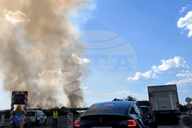 Пазарджик - автомагистрала „Тракия“ - задимяване