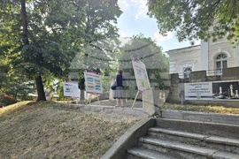 Видин - 145 години Българската статистика - информационни табла - данни