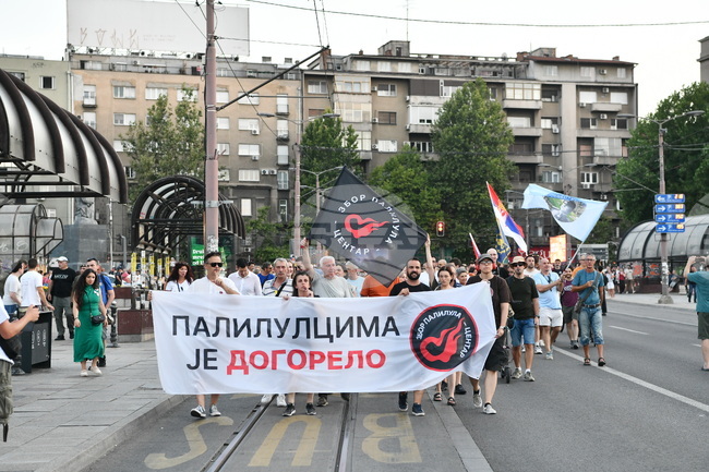 Сърбия - Белград - протест