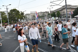 Сърбия - Белград - протест 