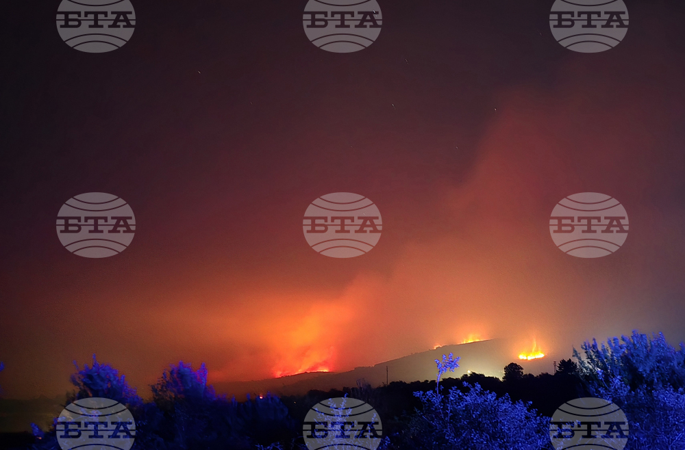 Wildfire near Kostinbrod Comes under Control after Partial State of Emergency Is Declared