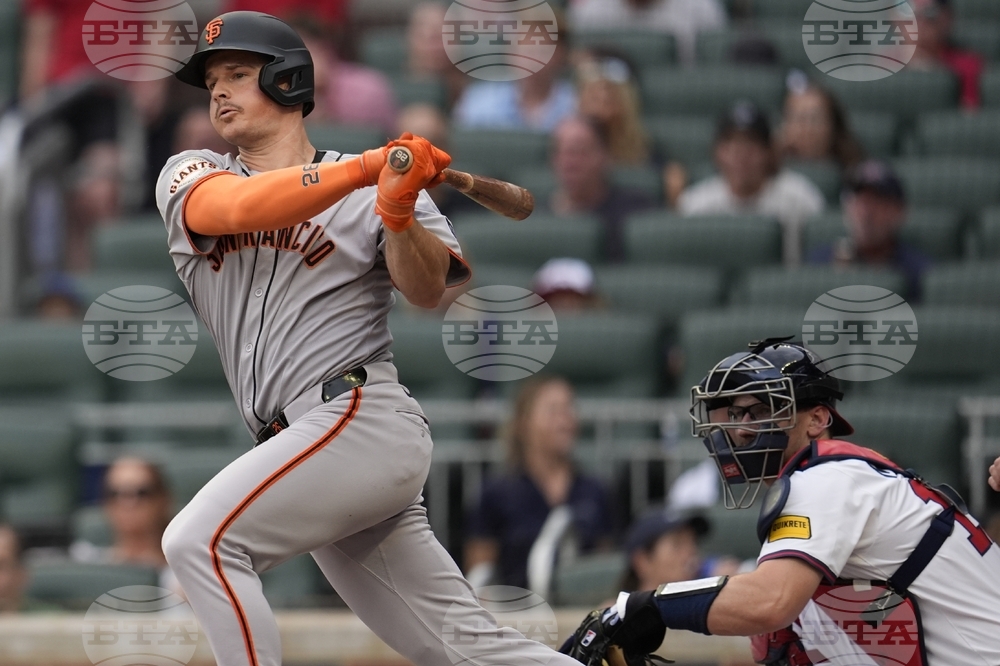 Giants Braves Baseball