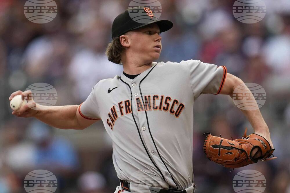 Giants Braves Baseball