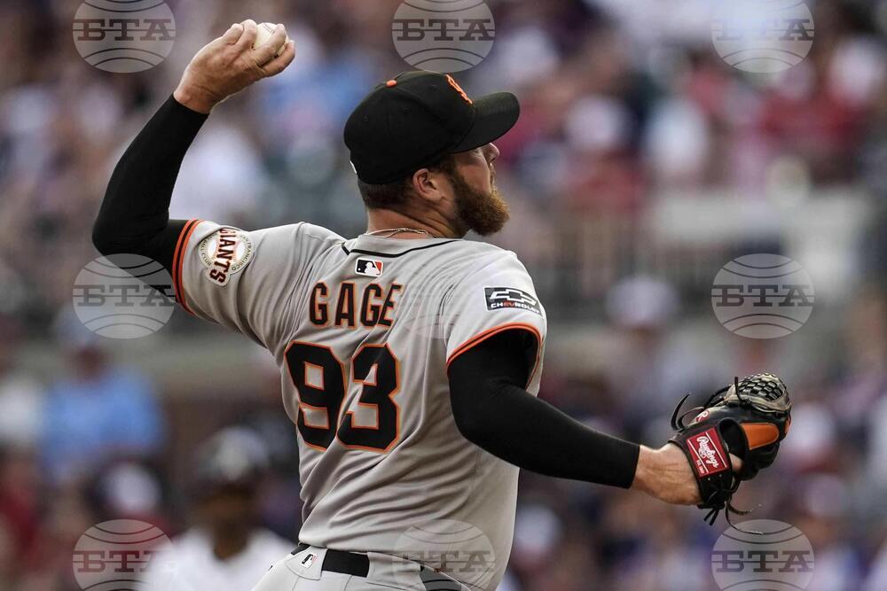 Giants Braves Baseball