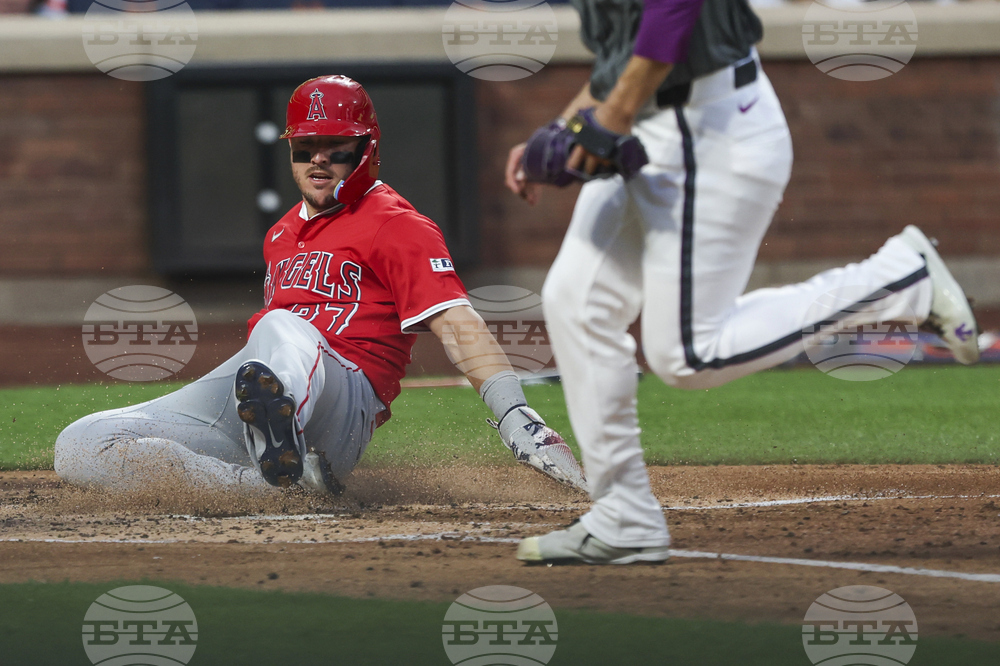 Angels Mets Baseball