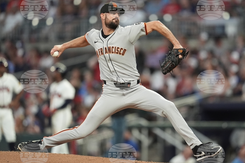 Giants Braves Baseball