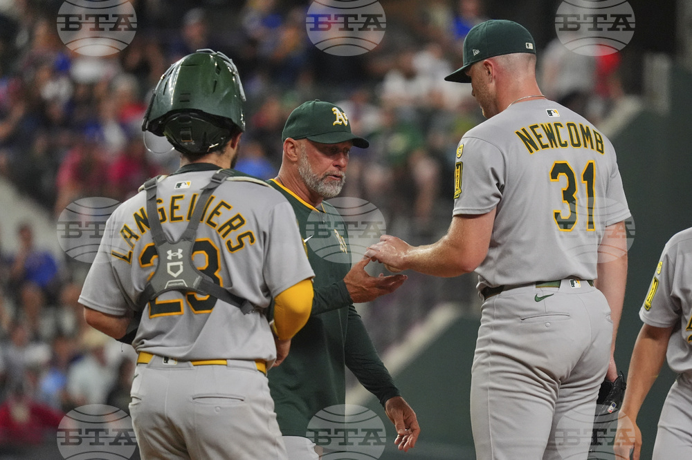 Athletics Rangers Baseball