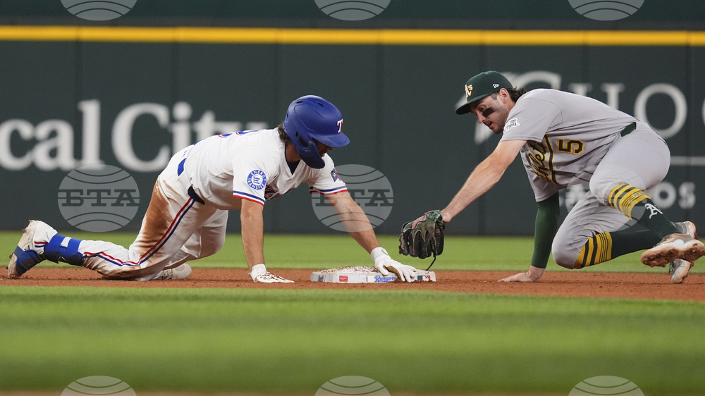 Athletics Rangers Baseball