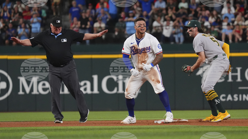 Athletics Rangers Baseball