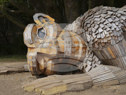 Giant Troll Sculptures