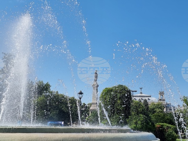 Максимална температура от 40,6 градуса на сянка е отчетена в Русе