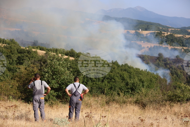 Общинското доброволно формирование „Георги Измирлиев – Македончето“ се включи в гасенето на пожара в Национален парк „Рила“
