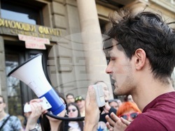 Сърбия - блокада - студенти