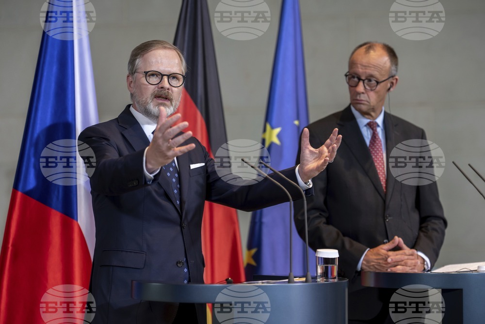 Ключови щрихи от срещата на германския канцлер Мерц и чешкия премиер Фиала в Берлин